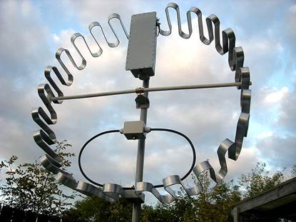 Single Fractal Magnetic Loop Antenna