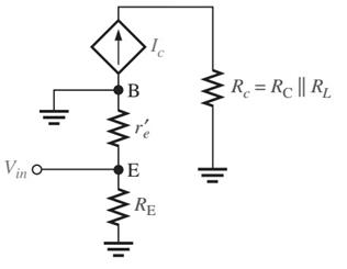 설명: 설명: 설명: 설명: Common Base Amplifier Common Base Amplifier AC Equivalent